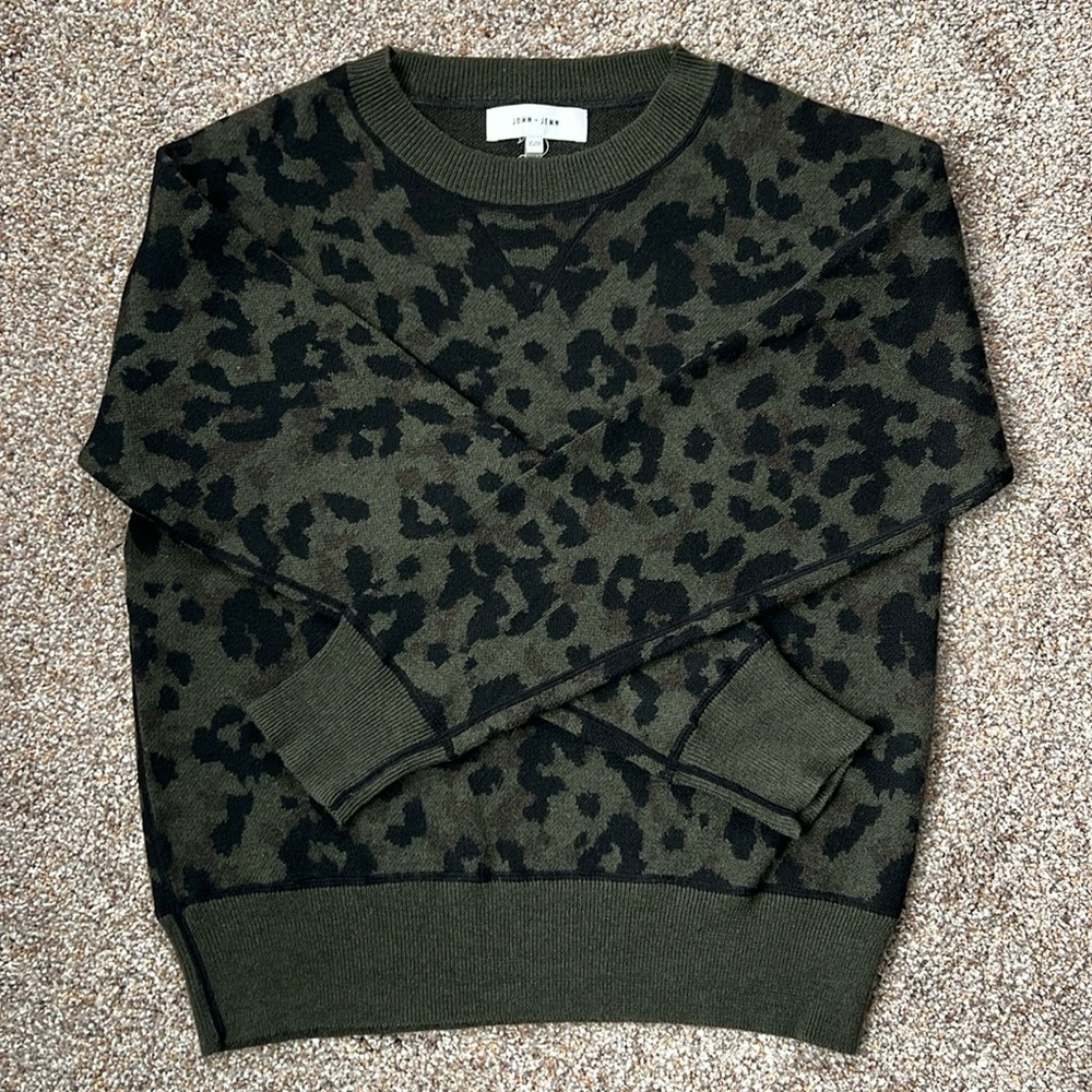 John + Jenn Camo Sweater